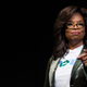 Oprah Winfrey talks to an audience about the importance of voting and her support of Georgia Democratic Gubernatorial candidate Stacey Abrams during a town hall style event on November 1, 2018.